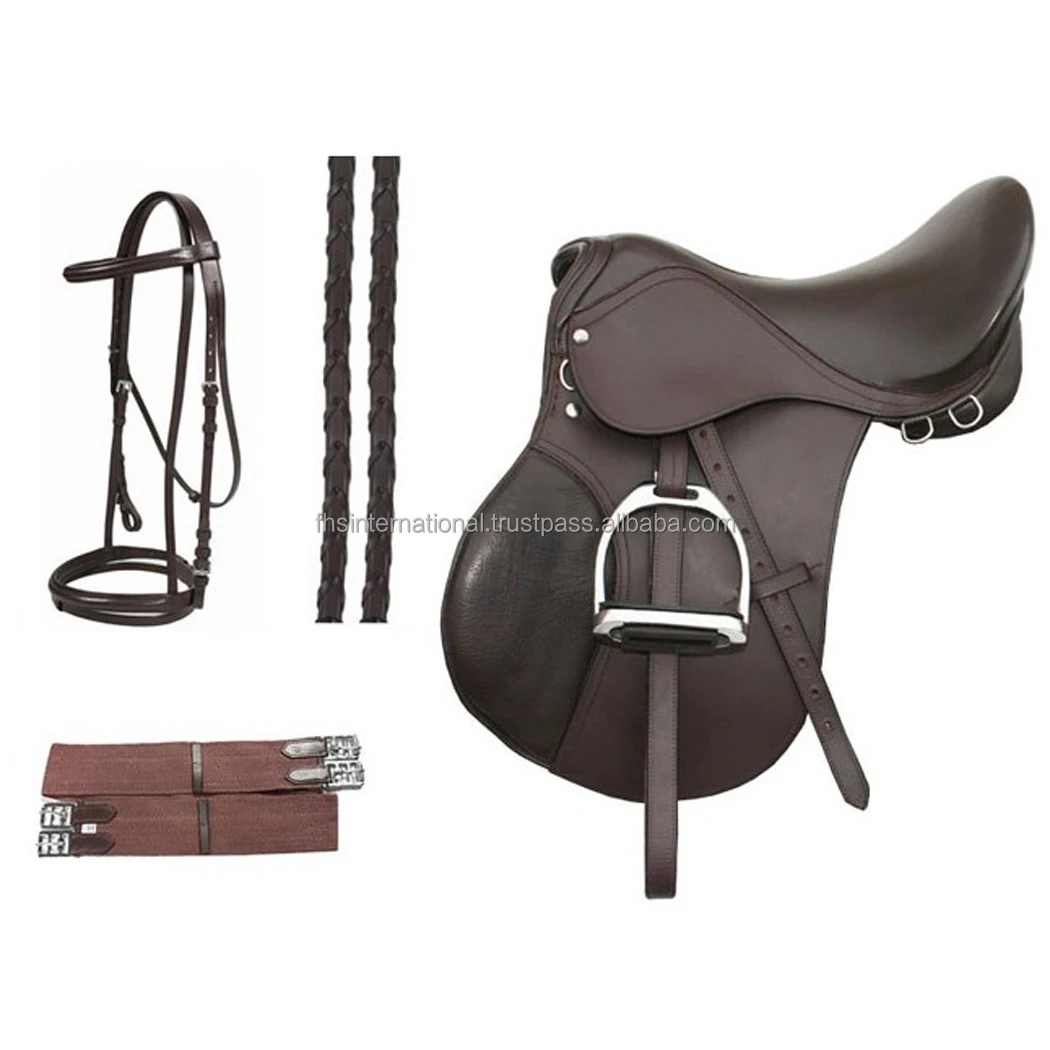 Selle de course synthétique légère : jeu complet, 15-18 pouces