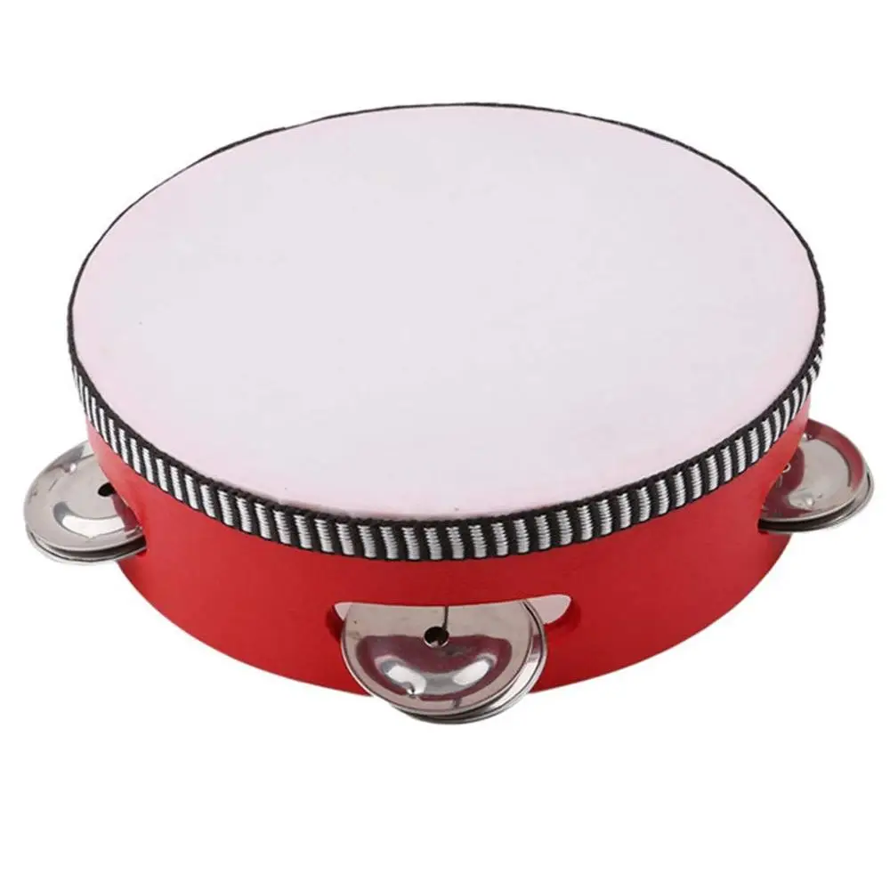 premium quality mini hand drum toys 6 inch tambourines drum bell