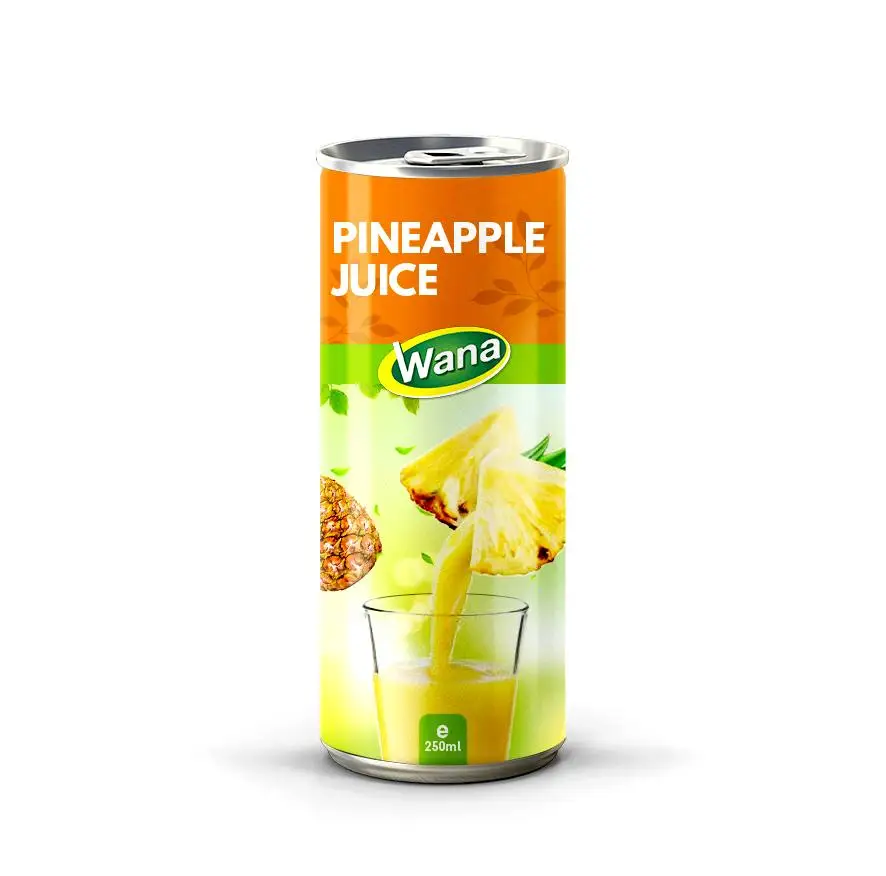 OEM Manufacturer 250mL Peach Juice Drink Vietnam Sourced Canned Beverage From Fruit Vegetable Juices Genre