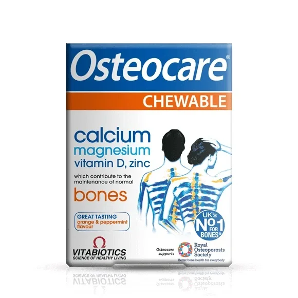 Vitabiotics Osteocare Chewable 30 Tablets Calcium Magnesium Vitamin D And Zinc Formula Buy Vitabiotics Osteocare Chewable 30 Vtabs Vitabiotics Osteocare Chewable 30 Maintenance Of Bones Supplements