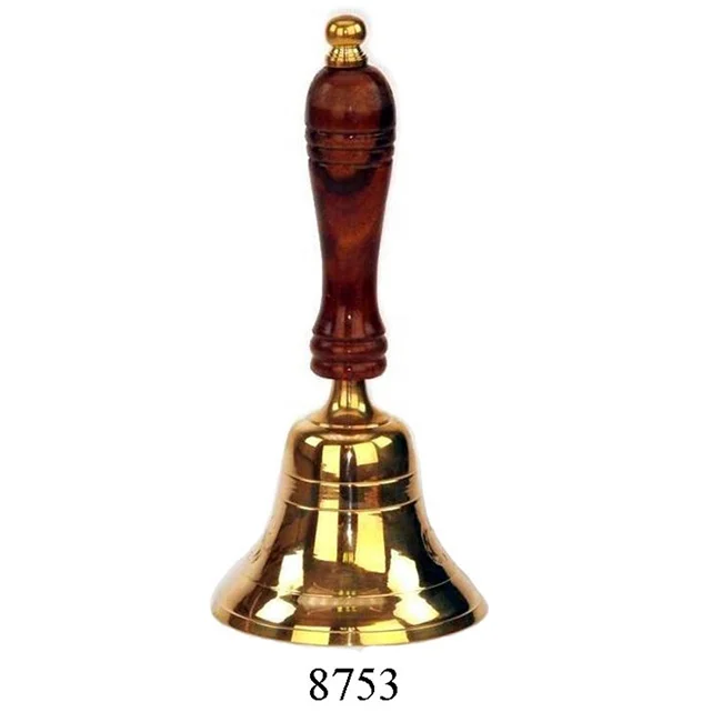 8 "hot Sale High Quality Brass Bell Hand Bell For School Church