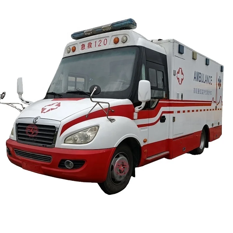 Новый дизельный автомобиль скорой помощи 4x2 ICU для экстренной реабилитации