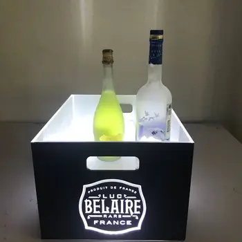 Luc Belaire champagne Oce Bucket Unique White With Labeling Rare France,  Five Av
