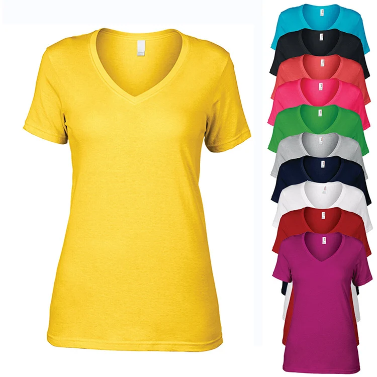 T shirts for Women Panglakad Women's V-Neck Graphic T-Shirt High