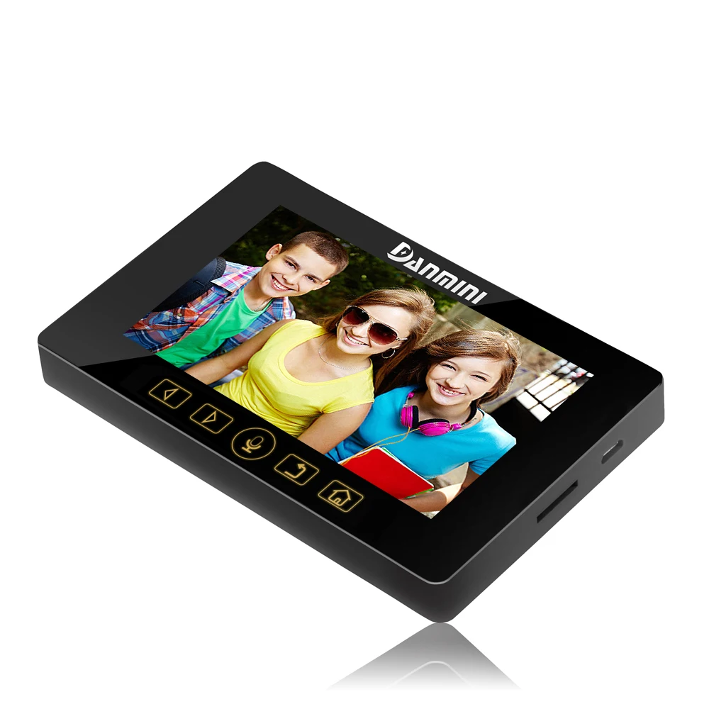 4,3 дюймовый IPS цветной экран сенсорные клавиши камера глазок дверной звонок поддерживает обнаружение движения ночное видение умный дверной глазок