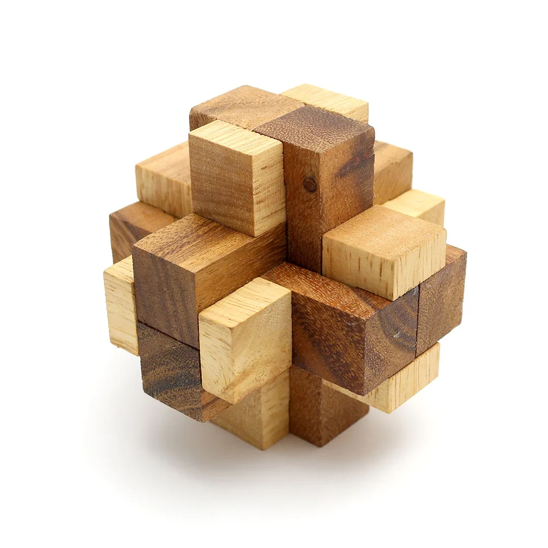 Cut Diamond - Wooden Puzzle Brain Teaser 