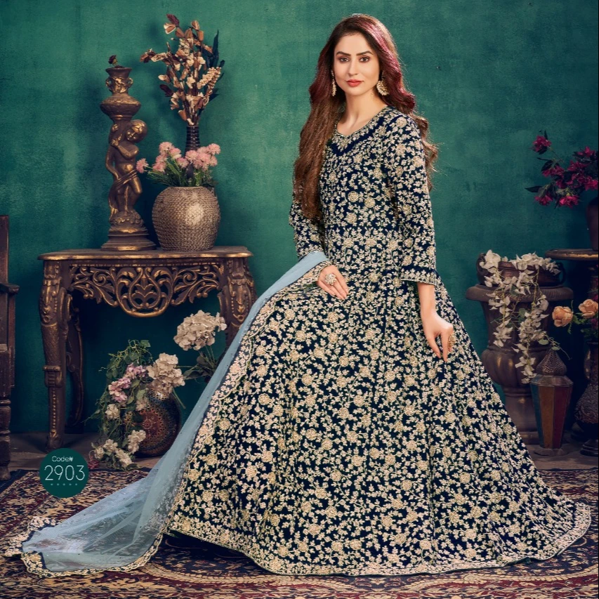 Deepsy Aniiq Velevt Embroidery Salwar Kameez Velvet Dress Designs Pakistani  Suits Catalog