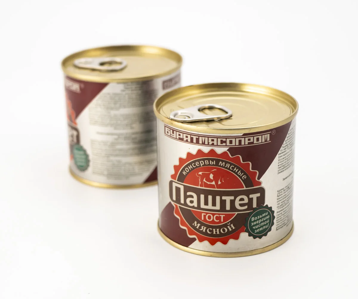 Консервированное мясо, паста для мяса