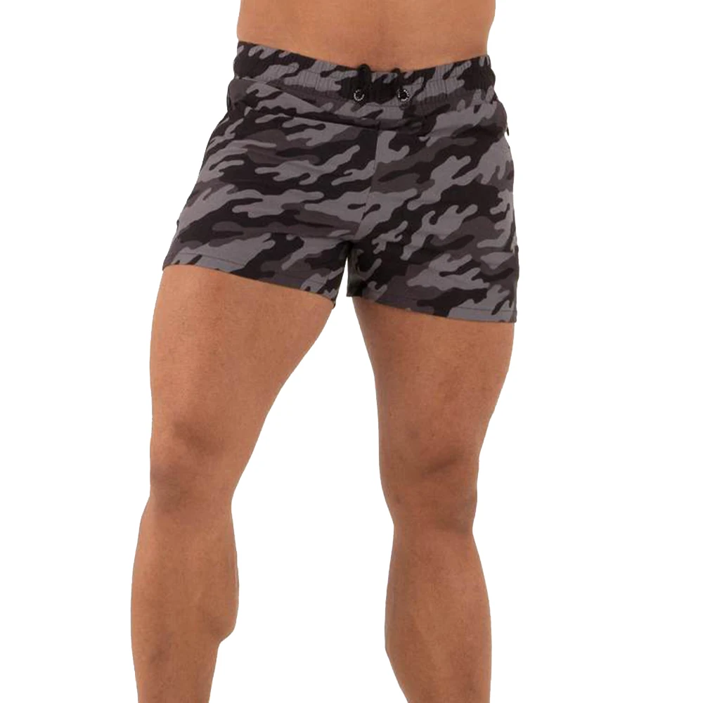 Cotton Men Gym Fitness Shorts Light 