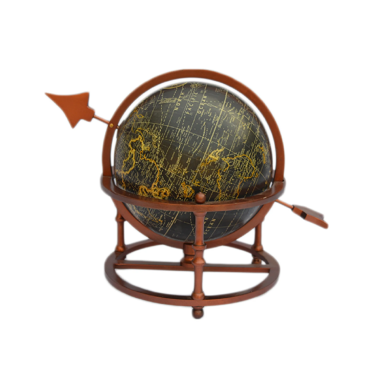 Металлический шар Серебряный Блестящий стенд