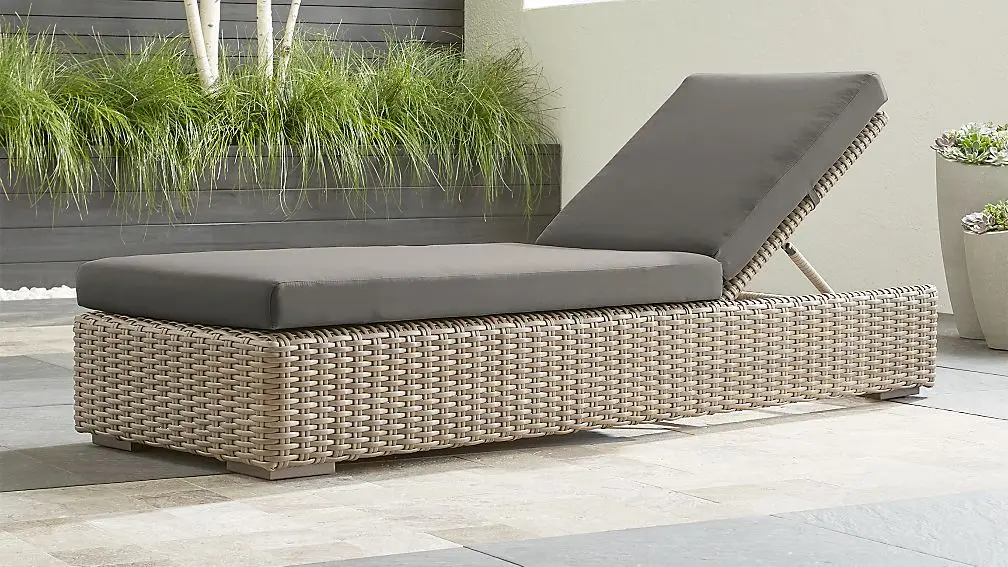 Outdoor Beds Garden Pool Loungers Rattan Beach Furniture Sunbeds