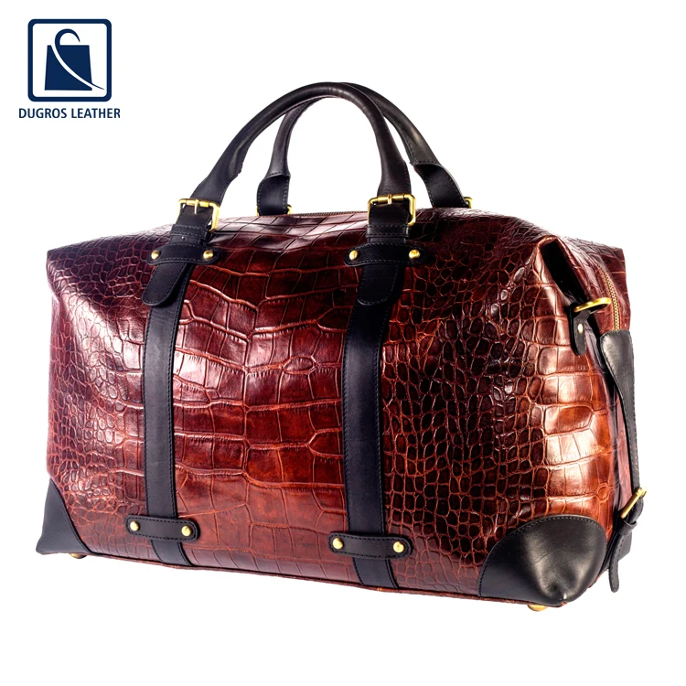 genuine leather duffel bolsas