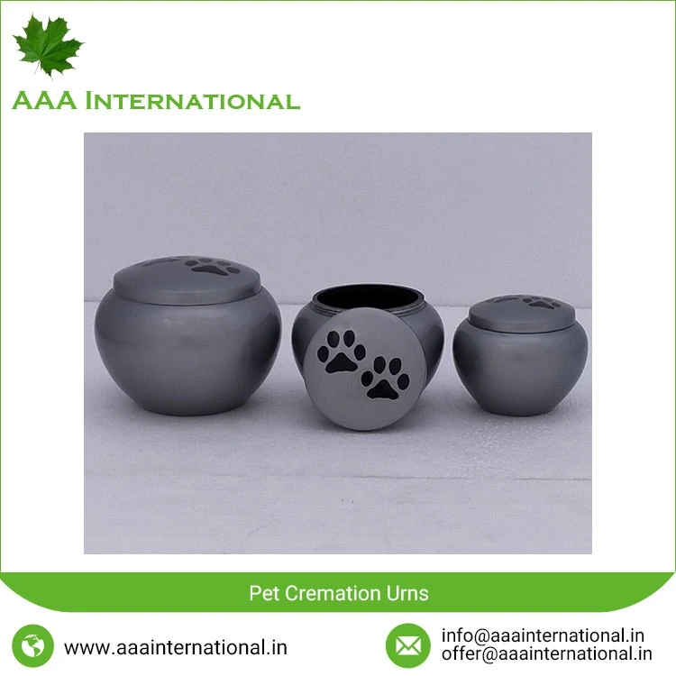 Genuine Quality Affordable Price Pet Cremation Urns for Ashes Funeral Metal urns