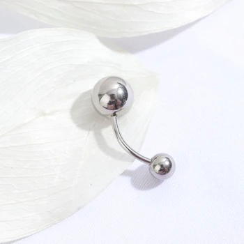 Made in Korea surgical steel 316 SS bananabell curved barbell stud piercings unisex