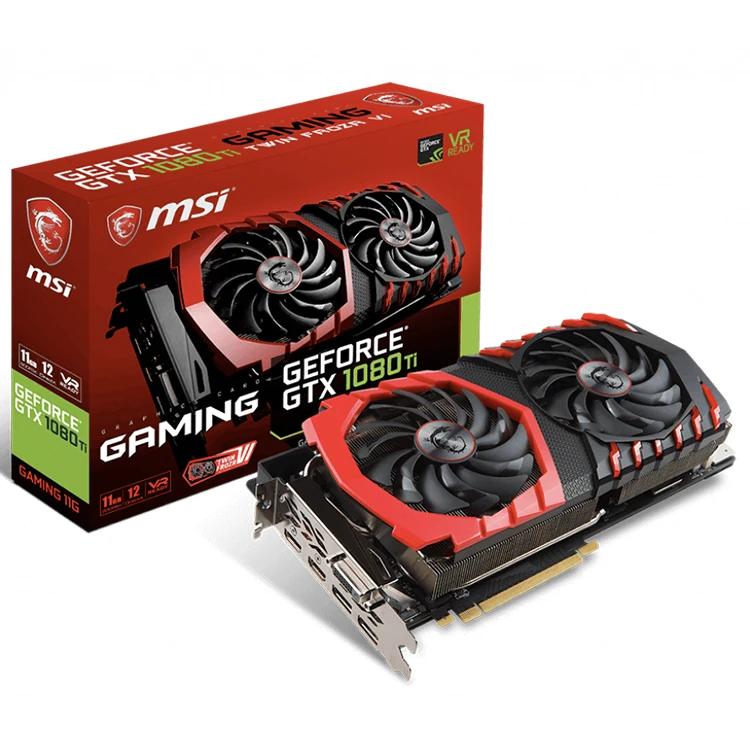 Evenly Openly song Msi Nvidia Geforce Gtx 1080 Ti Gaming X Trio Used Gaming Graphics Card With  11gb Gddr5x Memory Support Desktop - Buy Gtx 1080 Ti Gaming X Trio,Gtx 1080  Ti,Geforce Gtx 1080 Ti