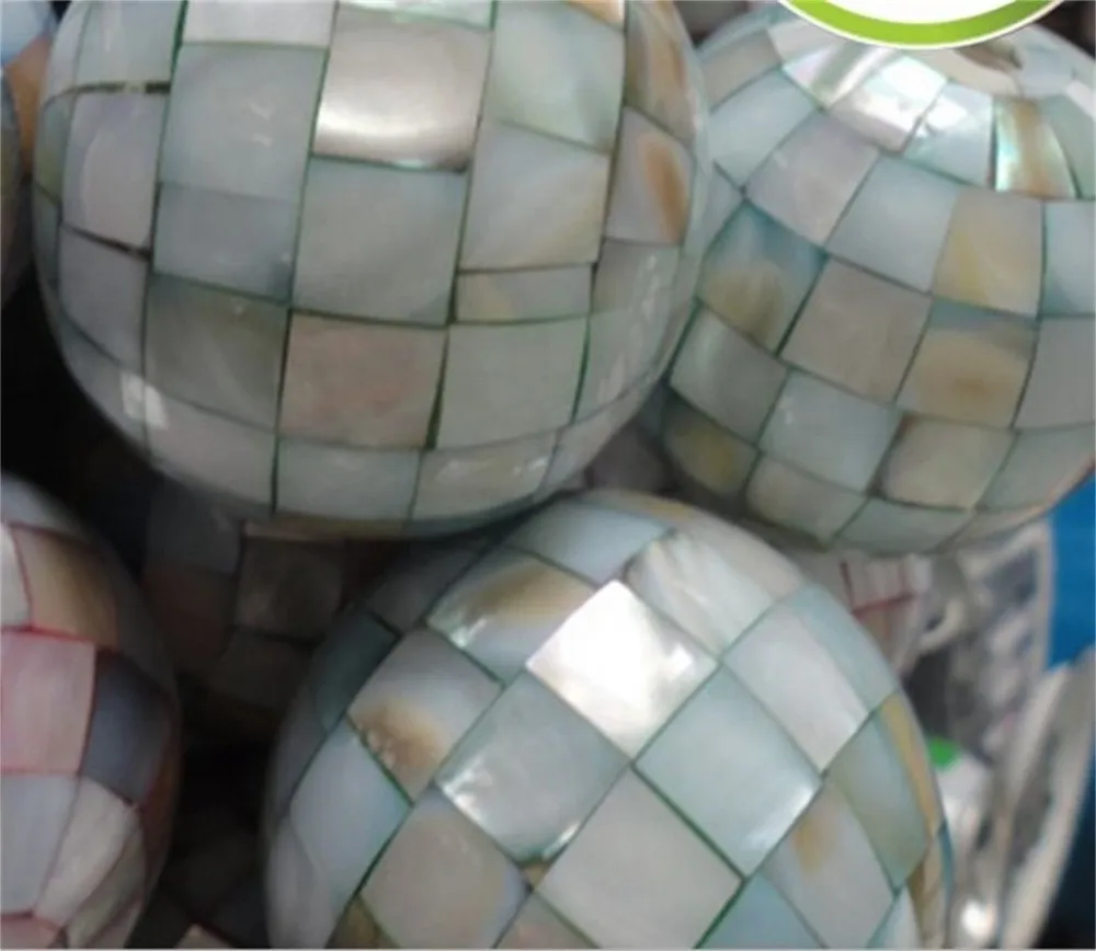 Wholesale Natural Mosaic Shell Mosaic Shell Beads and Mosaic Shell Ball