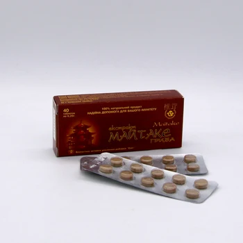 Maitake Mushroom Extract Tablets Biologically Active Food Additive to Correct the Diet