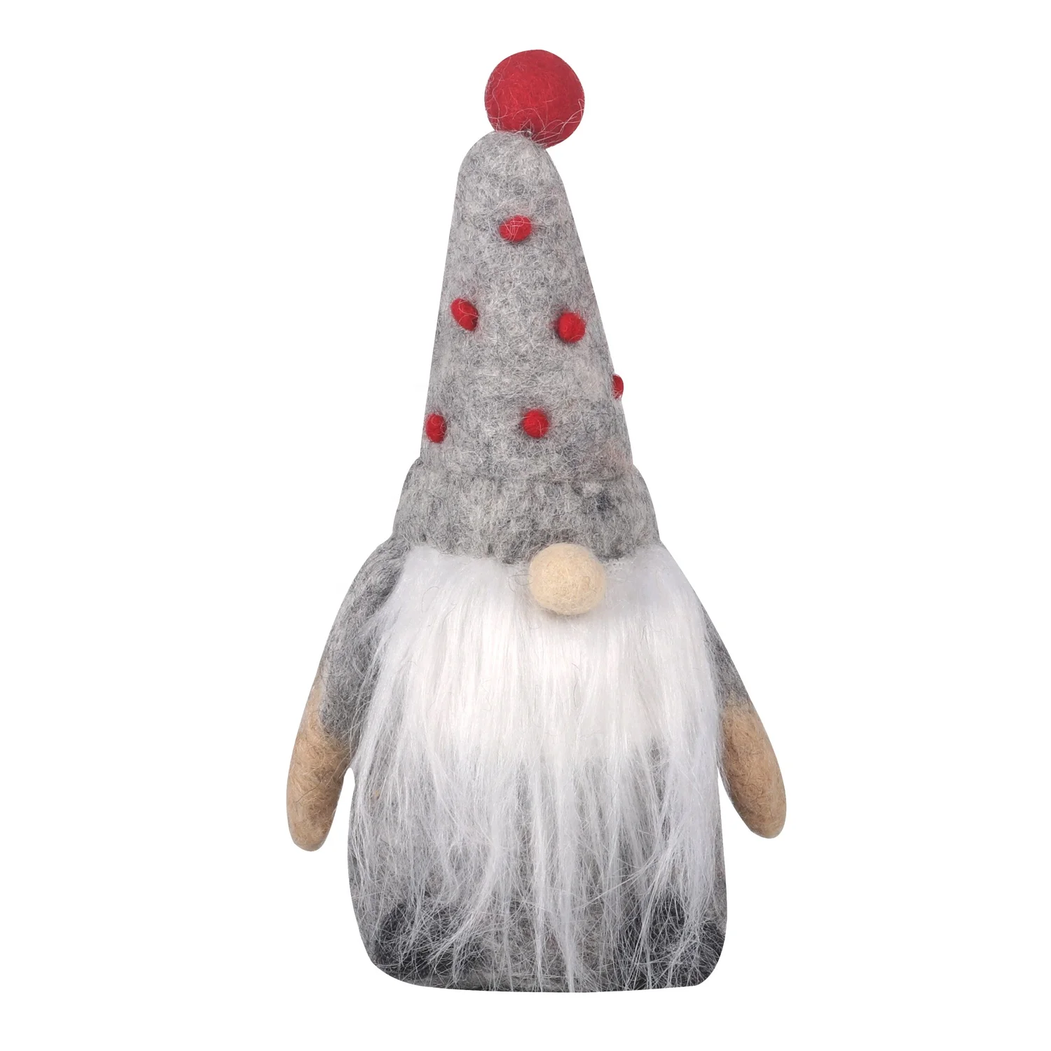Handmade Eco-Friendly PP Cotton Filled Plush Christmas Toys for Kids-Santa Character Well Stitched