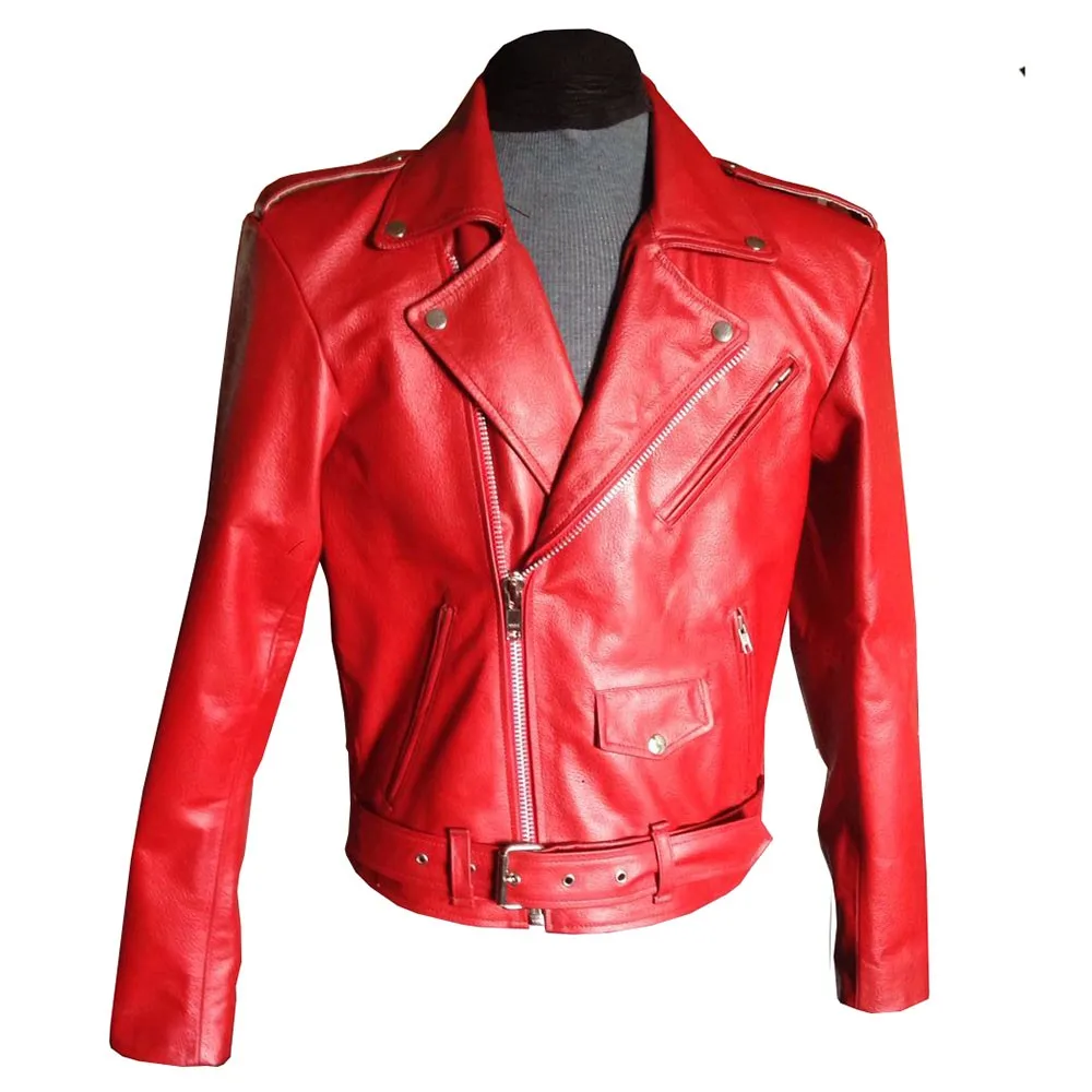 ladies leather motorbike jacket