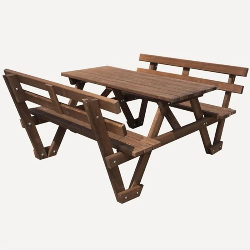 Wooden Picnic Table Aab903a High Quality Outdoor Solid Wood