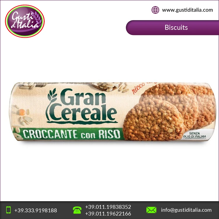 High In Fiber Rich Ingredients Sweet Taste Crunchy Biscotti Mulino