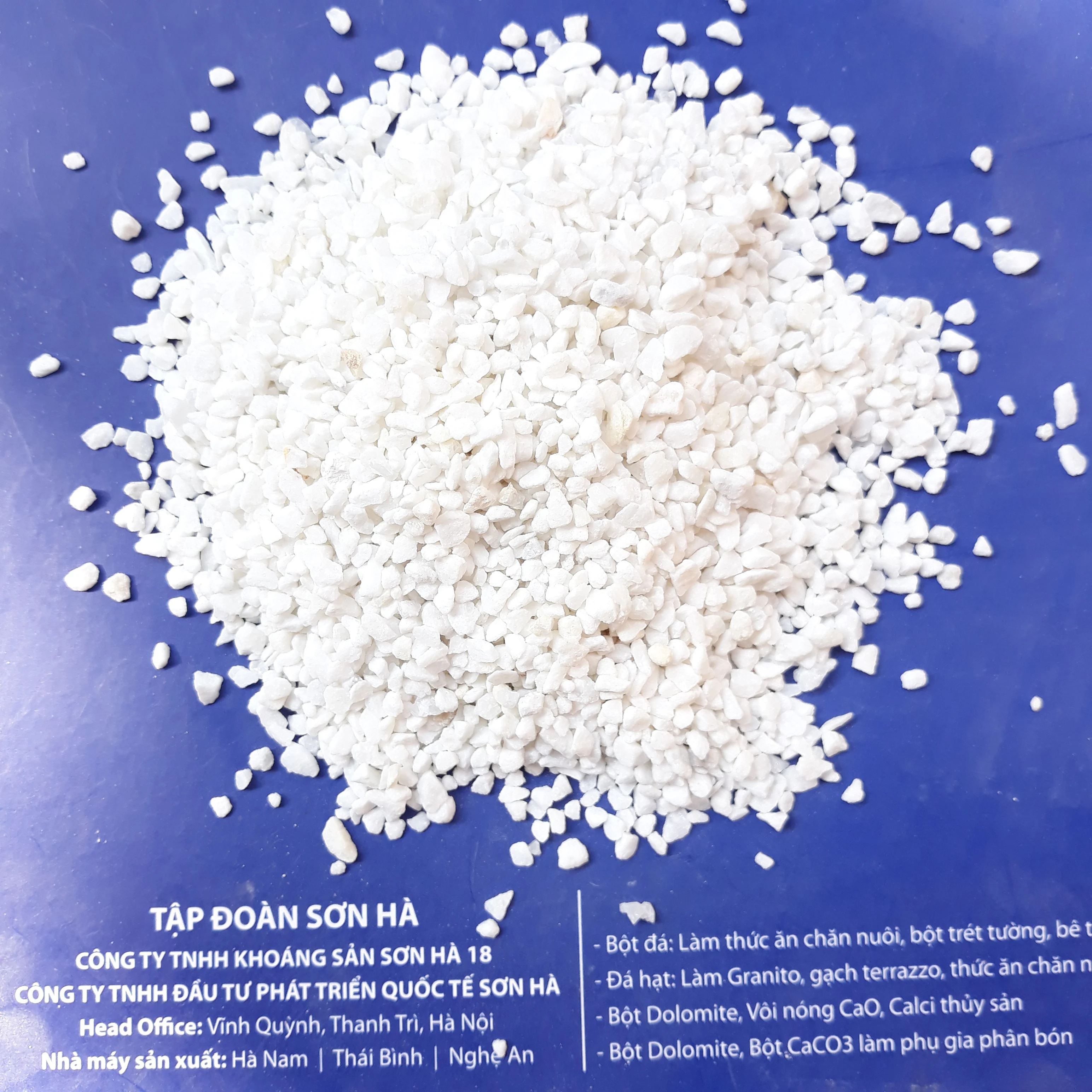 White Limestone Chips for Animal Feed Supplements Construction ...