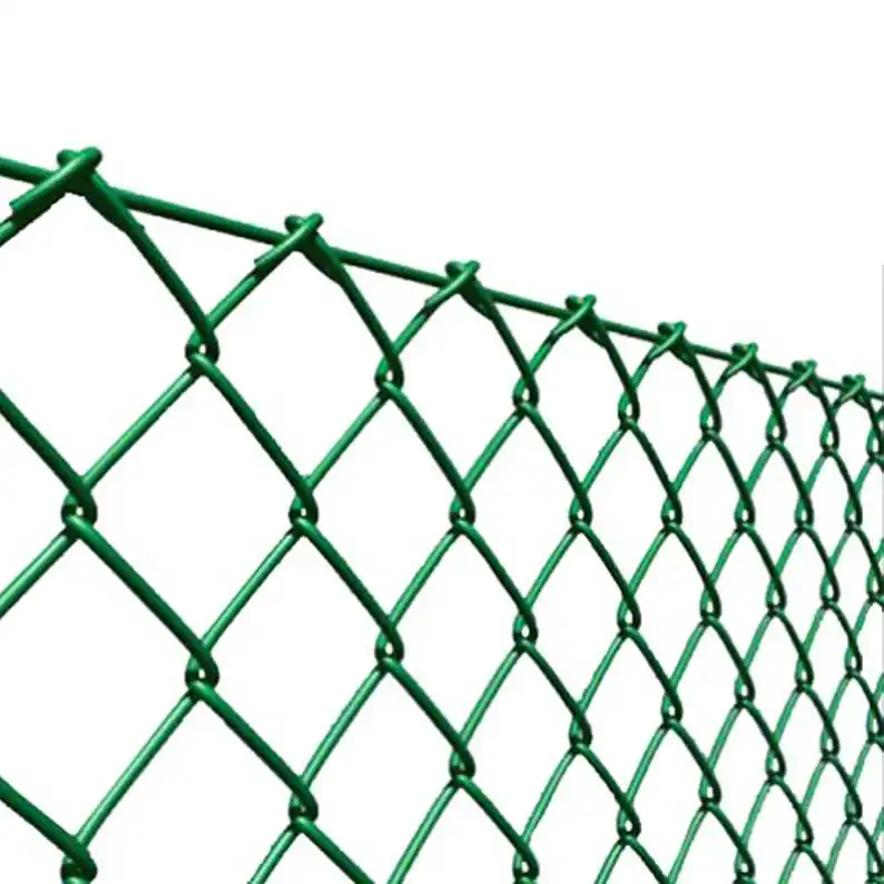 black vinyl coated chain link fencing