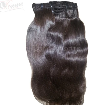 High Quality Long Hair Women Virgin Indian Temple Hair Wholesale