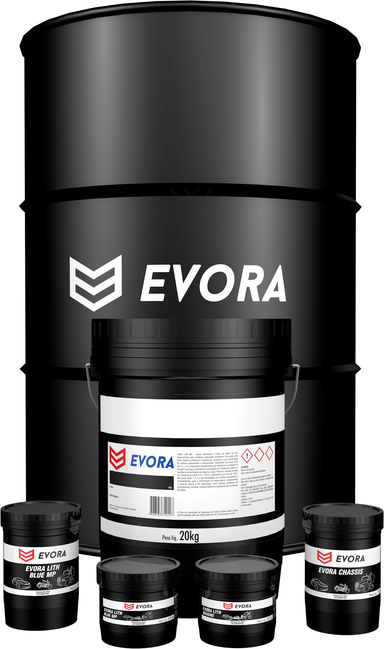 EVORA CPXL GREEN Automotive Lubricant Lithium Complex Grease from China supplier