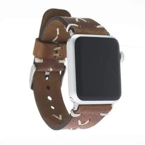 2020 Genuine Classic Omg Brown Watch Strap For Apple Iwatch Series 6 - Buy  Elegant Stylish Omg Brown Classic Watch Bands 38mm 40mm 42mm 44mm For Apple Iwatch  Series 6,Premium Leather Classic