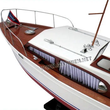 CHRIS CRAFT CABIN CRUISER 1956 WOODEN MODEL BOATS - WOODEN 