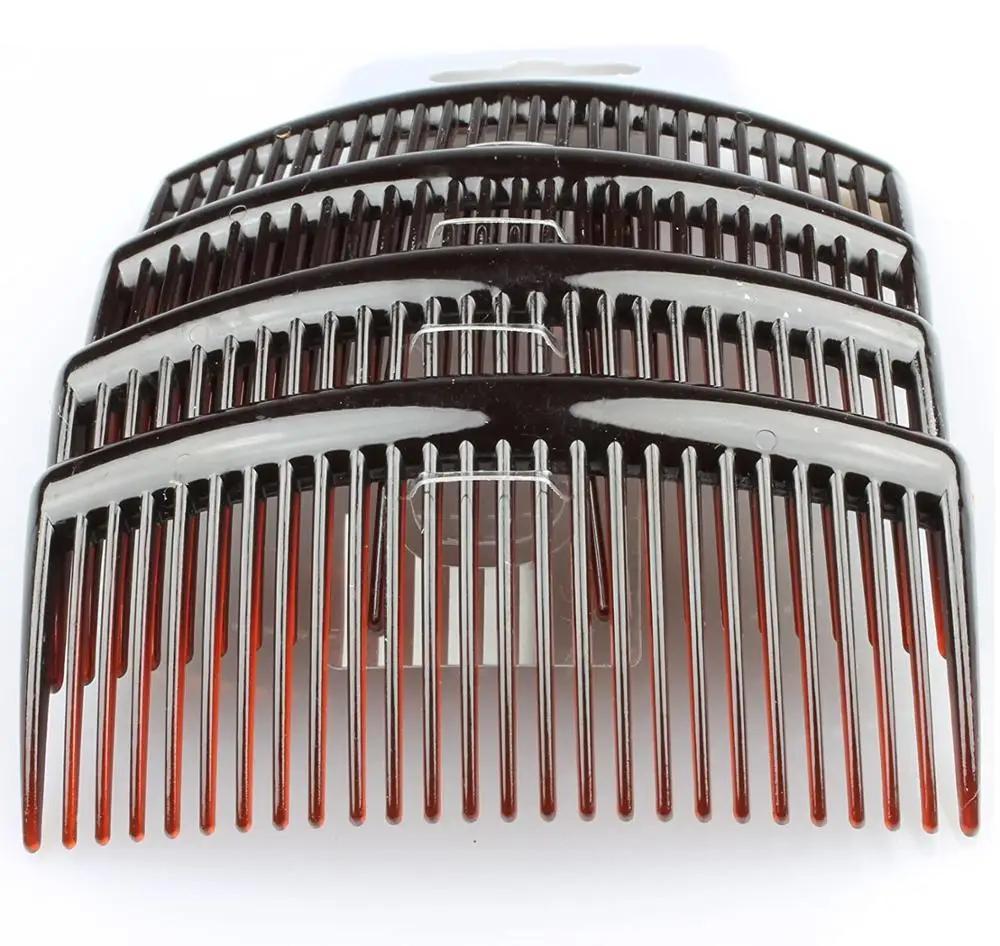 Shemax Hair Combs Hair Slides 4 Pack Of Black Clear Tort Hair Comb Plastic  - Buy Shemax Hair Combs Hair Slides 4 Pack Of Black Clear Tort Hair Comb  Plastic Product on 