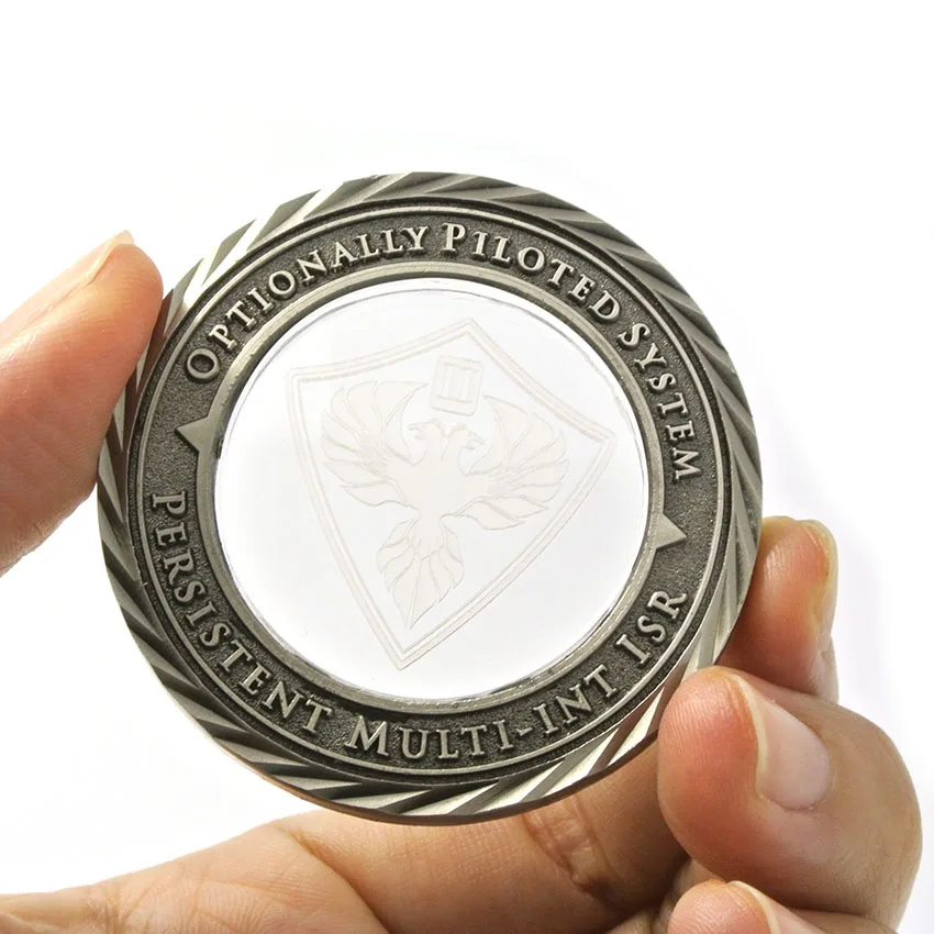 Zinc Alloy Commemorative Crystal Coins Buy Zinc Alloy Coin,Challenge