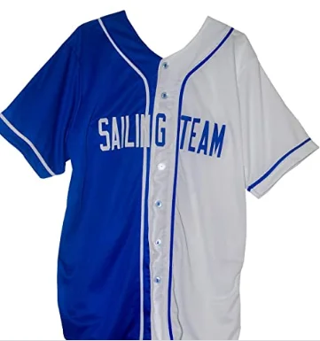 royal blue and white baseball jersey