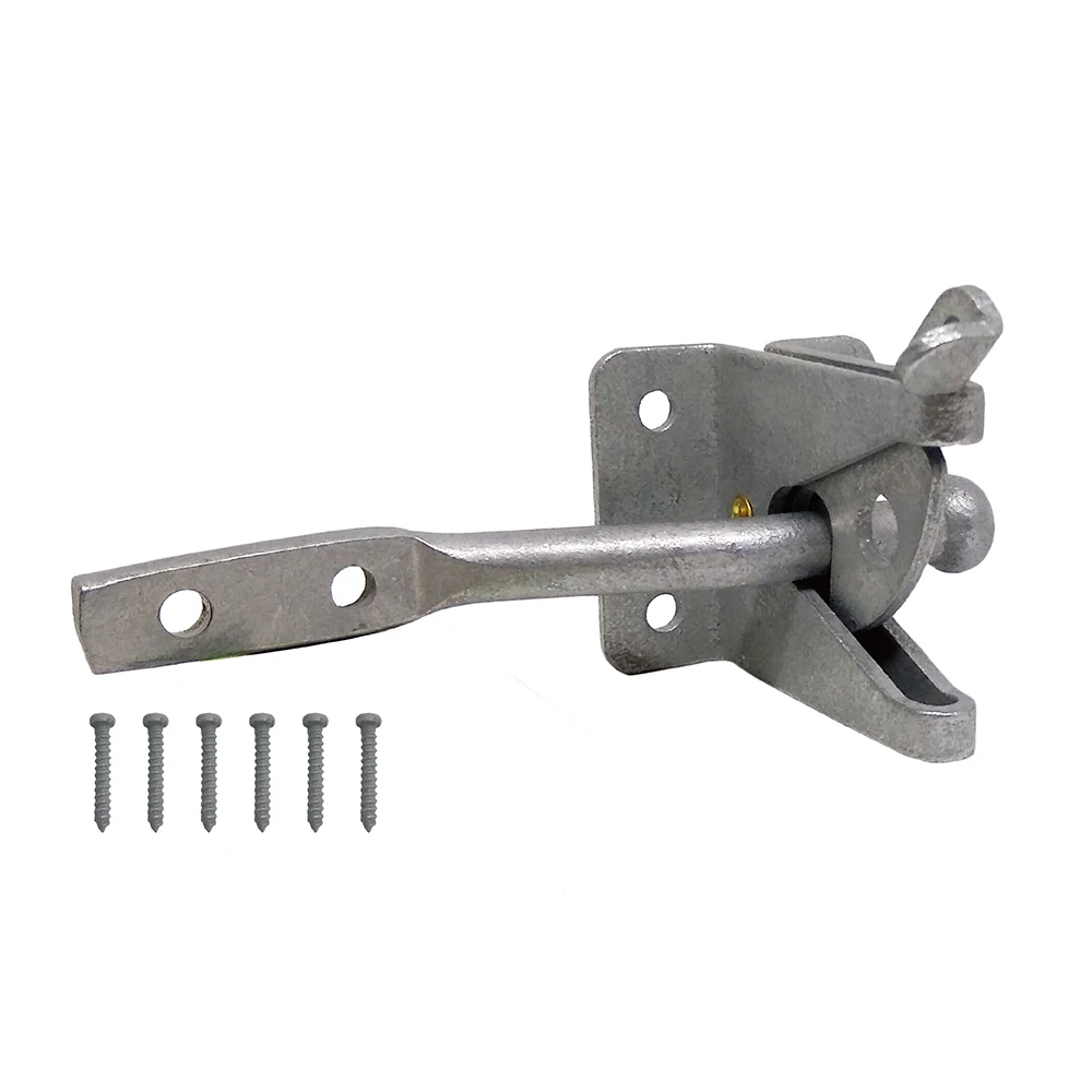 Gate Latch Self Locking Automatic For Wooden Fences Metal Outseinging Gate Door Heavy Duty