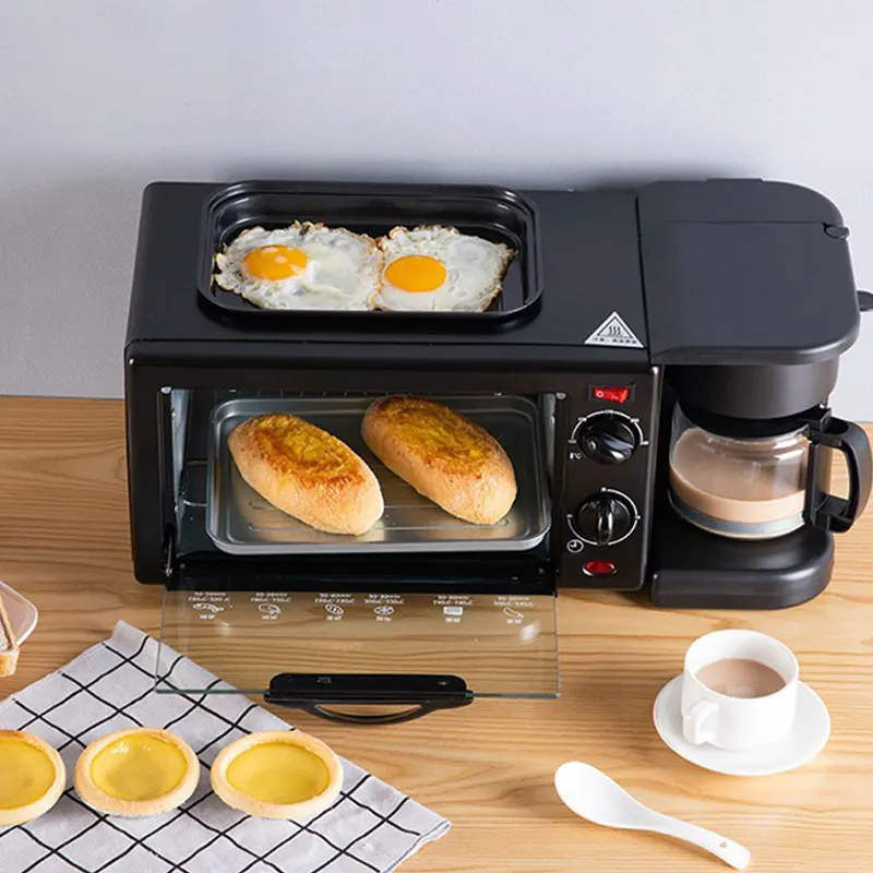 Home multifunctional three-in-one breakfast machine Mini electric