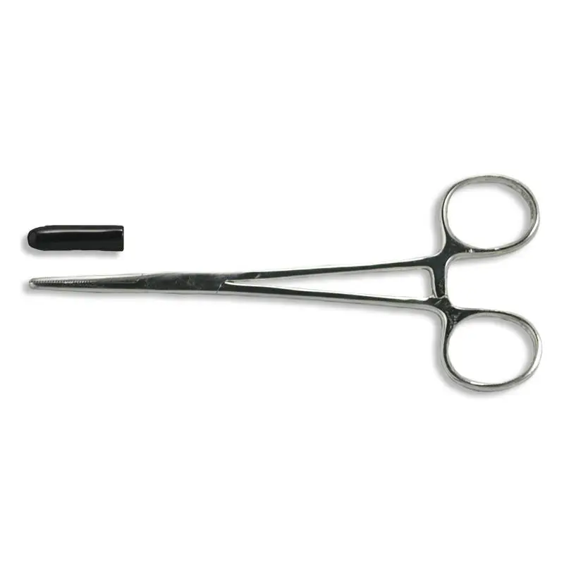 OdontoMed2011 Kelly Forceps Locking Hemostat - 5.5 Inch Curved Silver Surgical Clamp