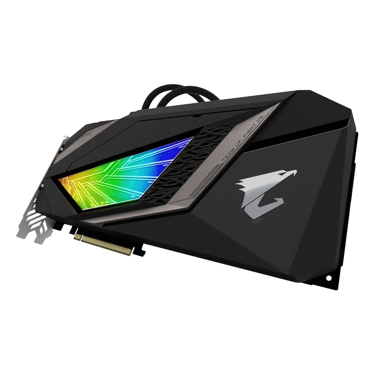 Used GIGABYTE AORUS GeForce RTX 2080 XTREME WATERFORCE 8G with 240mm AIO RGB Fans Graphi aperçu 3