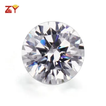 5A High Quality 3.5-10.00mm White Cubic Zirconia, Round Brilliant Cut Wholesale Factory Price Synthetic Cubic Zircon