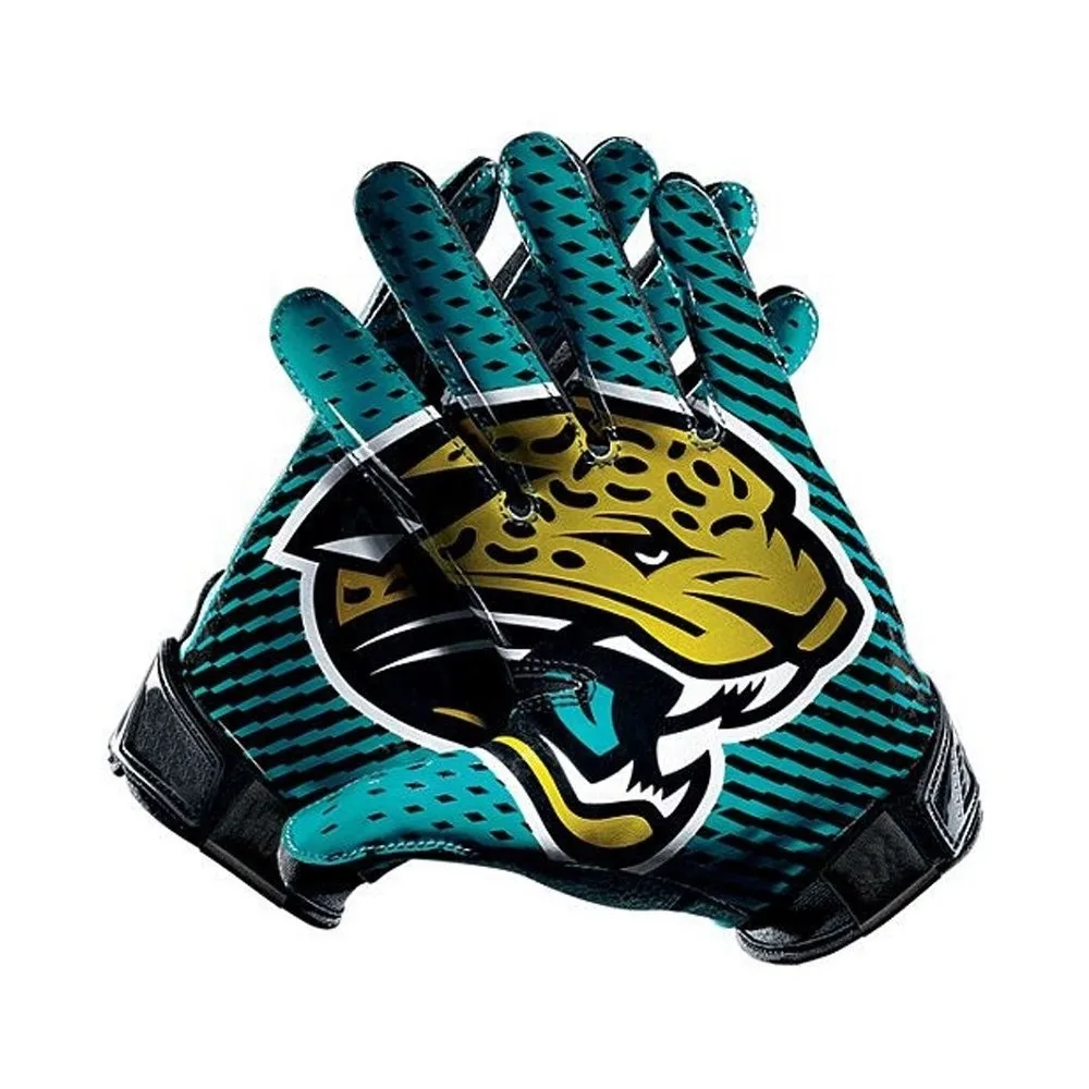 NFL Football Jacksonville Jaguars Team Utility Gloves With Black Grip Palms  New