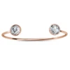 Brazalete Delicado para Mujer Chapado en Oro Rosa de 18k