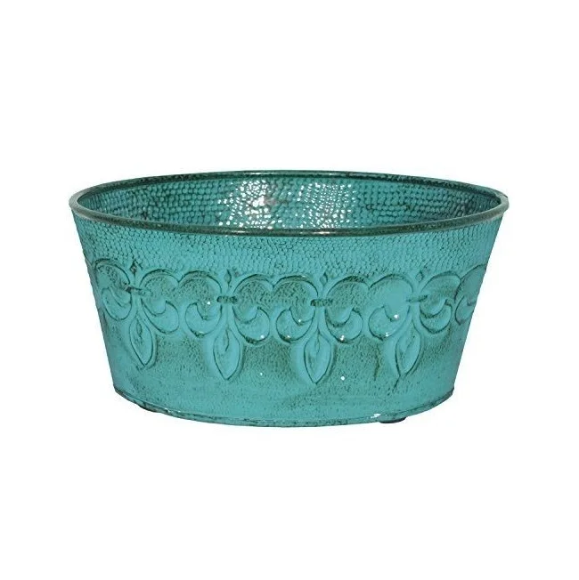 Plain Aluminum Flower Vase/planter Decorative Fluted Vase Trending