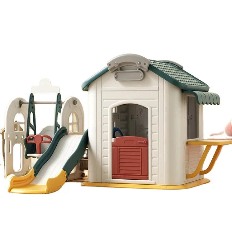 Source Hobby Tree House Theme Slide And Swing Set Indoor Plastic  Kindergarten Toys For Kids On M.Alibaba.Com