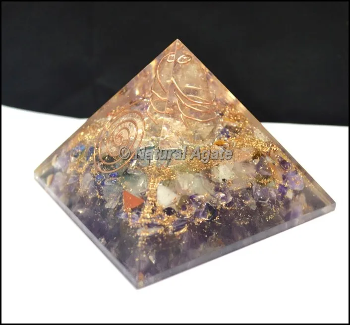 Best Selling Genuine Orgone Products Triangle Shaped Decor Stone Multi ...