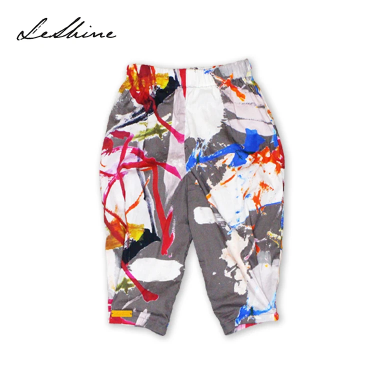 Брюки с безумным рисунком