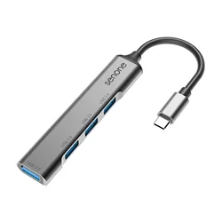 С возможностью нанесения производителем личных Тип C концентратора 4 порта USB-C Тип c док-станция с usb3.0 доставки Зарядное устройство usb кабель с разъемами типа c и usb адаптер