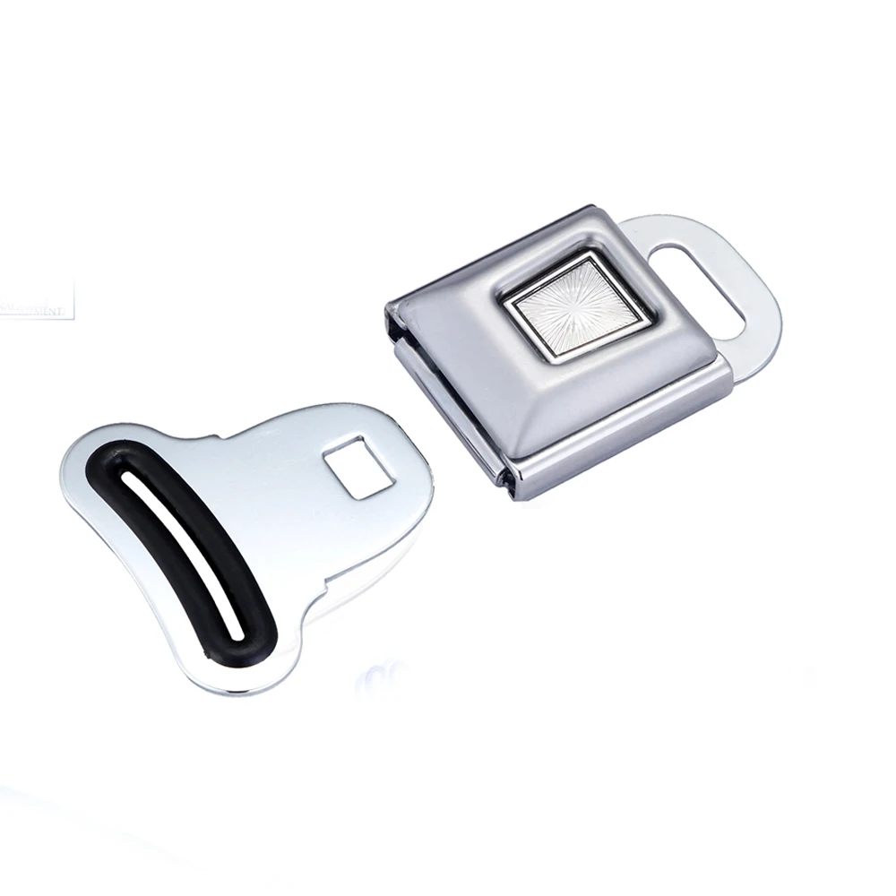 metal seat belt buckle