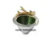 silver gold & green