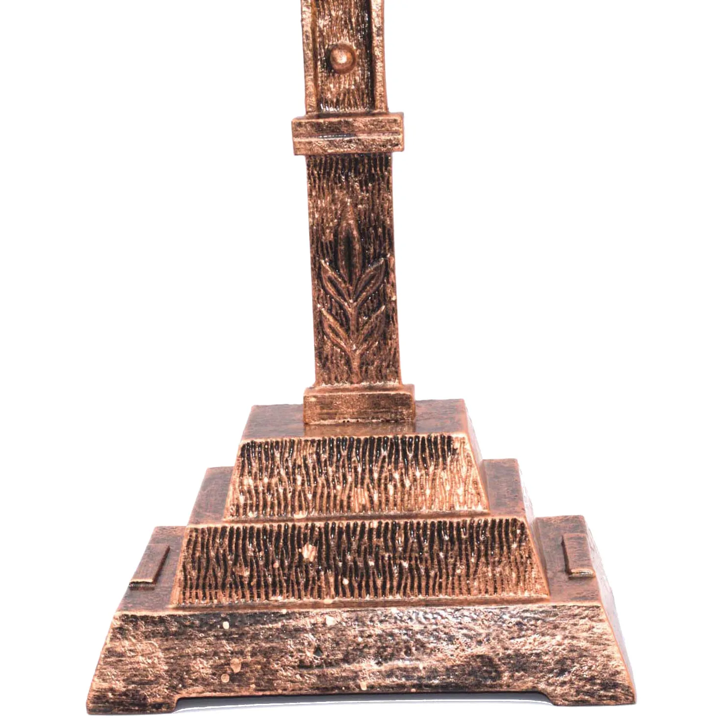 Ateret Judaica Jeruzalem Blue Enamel 7 Tak Menorah 10,8 cm hoog, met 12 stammen van Israël, kandelaar kandelaars (10,8 inch