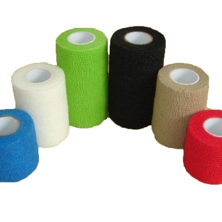 Wholesale Nonwoven Self-adhesive Bandage Elastic Gauze Sport Wrap Tape Aid Care 